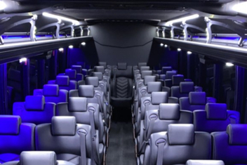 Johnson City Charter Bus Interior