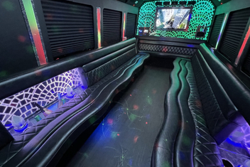 Johnson City Limo Bus Interior